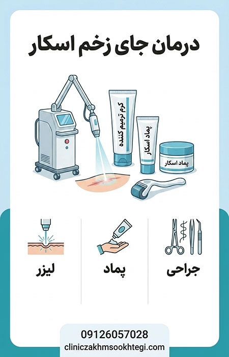 درمان جای زخم اسکار درمان جای زخم اسکار