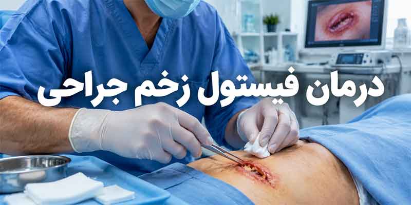 درمان فیستول زخم جراحی