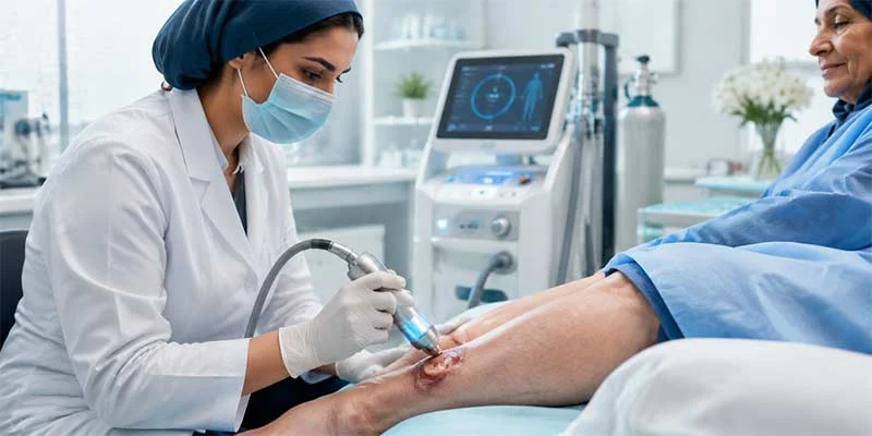 اوزون تراپی زخم