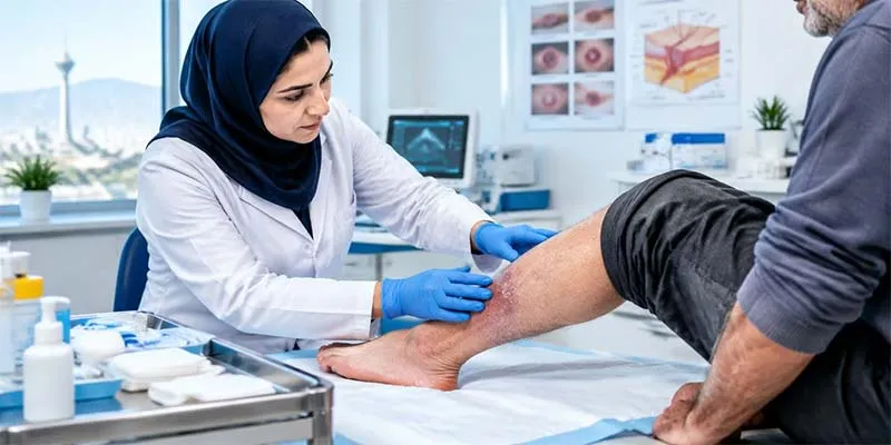 علائم اولیه زخم مزمن و درمان آن